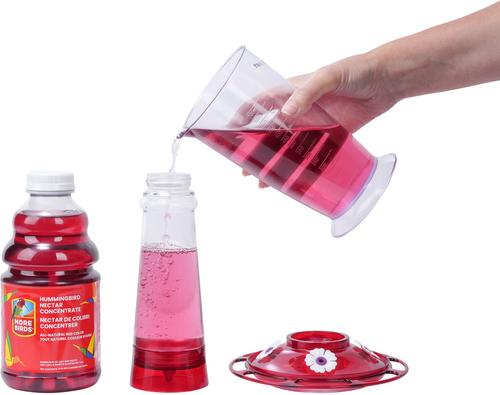 Show full view: More Birds All-Natural Red Liquid Nectar Concentrate Hummingbird Food, 32-oz bottle slide 4 of 6