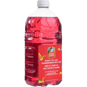 More Birds All-Natural Red Ready-To-Use Nectar Hummingbird Food, 64-oz bottle 