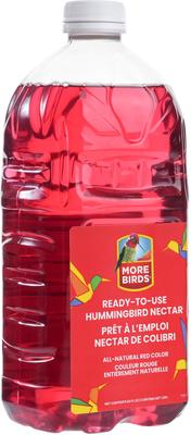 Show full view: More Birds All-Natural Red Ready-To-Use Nectar Hummingbird Food, 64-oz bottle  slide 3 of 8