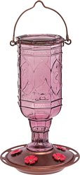 More Birds Amethyst Jewel Hummingbird Feeder, 20-oz