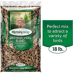 Morning Song Birdwatchers' Blend Wild Bird Food, 18-lb bag