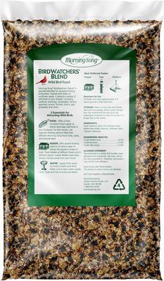 Show full view: Morning Song Birdwatchers' Blend Wild Bird Food, 18-lb bag slide 2 of 10
