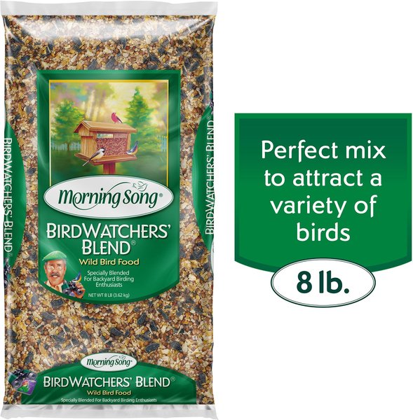 Show full view: Morning Song Birdwatchers' Blend Wild Bird Food, 8-lb bag slide 1 of 10