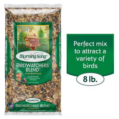 Show full view: Morning Song Birdwatchers' Blend Wild Bird Food, 8-lb bag slide 1 of 10