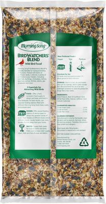 Show full view: Morning Song Birdwatchers' Blend Wild Bird Food, 8-lb bag slide 2 of 10