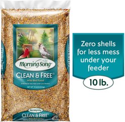 Morning Song Clean & Free Wild Bird Food, 10-lb bag