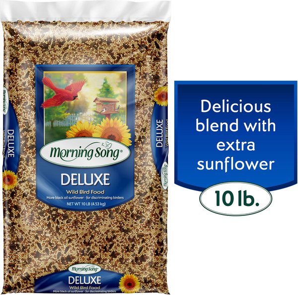 Show full view: Morning Song Deluxe Wild Bird Food, 10-lb bag slide 1 of 10