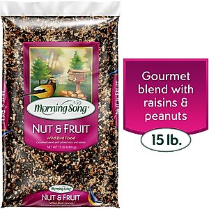 Morning Song Nut & Fruit Wild Bird Food, 15-lb bag