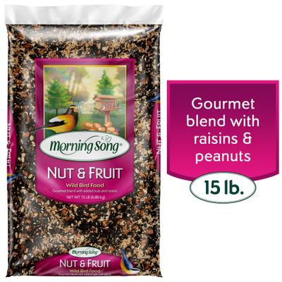 Show full view: Morning Song Nut & Fruit Wild Bird Food, 15-lb bag slide 1 of 10
