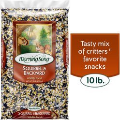 Morning Song Squirrel & Backyard Wildlife Wild Bird Food, 10-lb bag