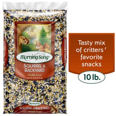 Show full view: Morning Song Squirrel & Backyard Wildlife Wild Bird Food, 10-lb bag slide 8 of 9