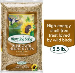 Morning Song Sunflower Hearts & Chips Wild Bird Food, 5.5-lb bag