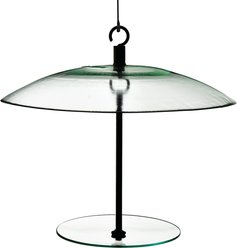 Mosaic Birds 360 Degree Seed Cylinder Bird Feeder, 15-in, Clear