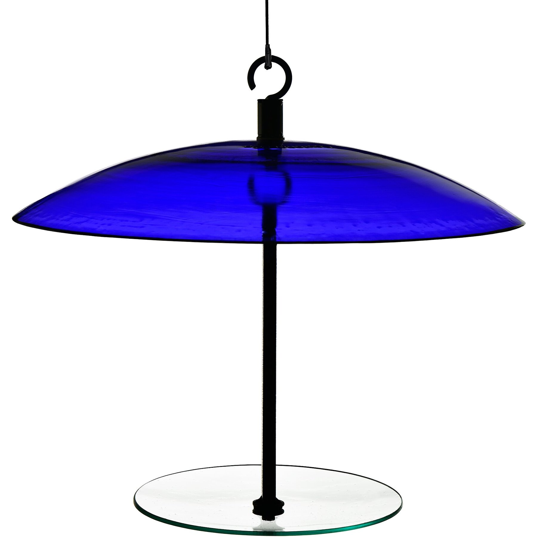 Mosaic Birds 360 Degree Seed Cylinder Bird Feeder, 15-in, Cobalt Blue