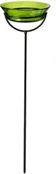 Mosaic Birds Cuban Garden Stake Bird Feeder, 20.3-oz, Lime