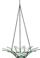 Mosaic Birds Daisy Hanging Bird Feeder, 16.9-oz, Clear
