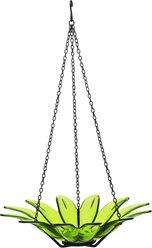 Mosaic Birds Daisy Hanging Bird Feeder, 16.9-oz, Lime