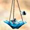 Show in main carousel: Mosaic Birds Daisy Petite Hanging Bird Feeder, 10.1-oz, Aqua slide 4 of 8