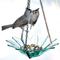 Show in main carousel: Mosaic Birds Daisy Petite Hanging Bird Feeder, 10.1-oz, Clear slide 3 of 6
