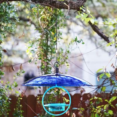 Show full view: Mosaic Birds Easy Hook Bird Feeder Hanging Steel Cable, 48-in slide 3 of 8