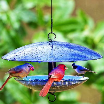 Show full view: Mosaic Birds Easy Hook Bird Feeder Hanging Steel Cable, 48-in slide 5 of 8