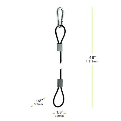 Show full view: Mosaic Birds Easy Hook Bird Feeder Hanging Steel Cable, 48-in slide 6 of 8