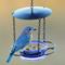 Show in main carousel: Mosaic Birds Floral Hanging Bird Feeder, 3.4-oz, Cobalt slide 2 of 6