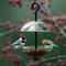 Show in main carousel: Mosaic Birds Hanging Double Poppy Bird Feeder, Clear slide 4 of 5