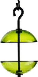 Mosaic Birds Hanging Double Poppy Bird Feeder, Lime
