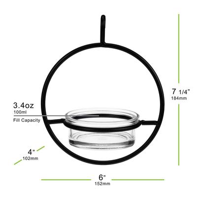 Show full view: Mosaic Birds Hummble Basic Bird Feeder, Clear slide 9 of 10