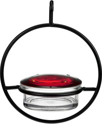 Mosaic Birds Hummble Basic Bird Feeder, Clear/Red