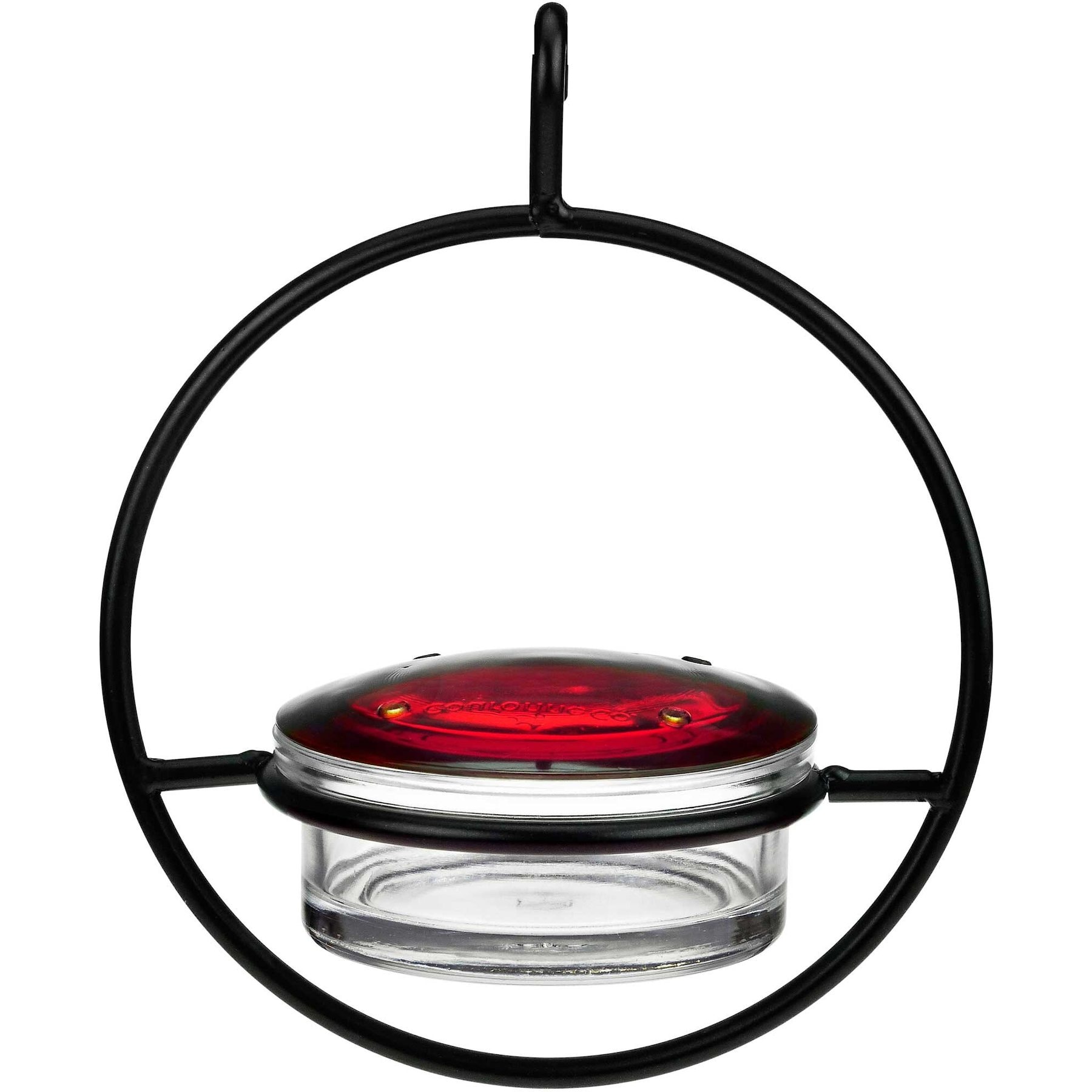 Mosaic Birds Hummble Basic Bird Feeder, Clear/Red