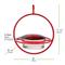 Show in main carousel: Mosaic Birds Hummble Bold Wild Bird Feeder, Clear/Red slide 9 of 10