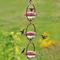 Show in main carousel: Mosaic Birds Hummble Bold Wild Bird Feeder, Clear/Red slide 4 of 10