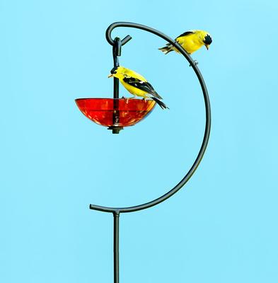 Show full view: Mosaic Birds Hummble Garden Stake Bird Feeder, 44-in slide 5 of 9