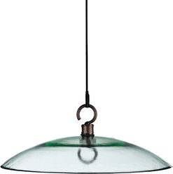 Mosaic Birds Petite Glass Baffle Bird Weather Dome, 11-in, Clear