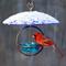 Show in main carousel: Mosaic Birds Petite Glass Baffle Bird Weather Dome, 11-in, Cobalt Blue slide 5 of 7