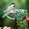 Show in main carousel: Mosaic Birds Poppy Stake Bird Feeder, 4.7-oz, Clear slide 2 of 7