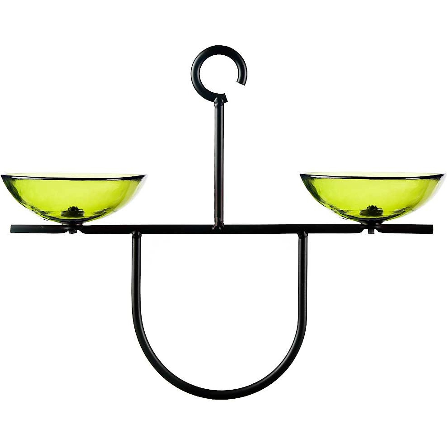 Mosaic Birds Side by Side Poppy Feeder, Lime, 1