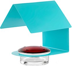 Mosaic Birds The Cottage HummingBird Feeder, 3.4-oz, Aqua