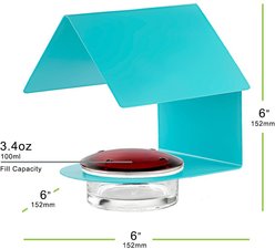 Mosaic Birds The Cottage HummingBird Feeder, 3.4-oz, Aqua slide 2 of 5