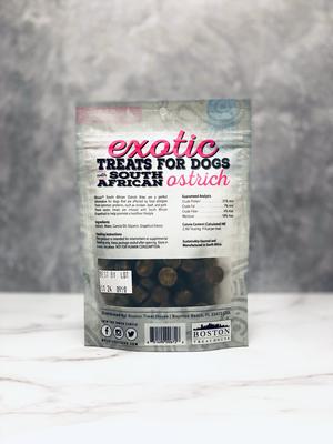 Show full view: Mosaic South African Ostrich Bites Grapefruit Infused Jerky Dog Treats, 3-oz bag slide 4 of 4