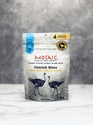 Mosaic South African Ostrich Bites Mango Infused Jerky Dog Treats, 3-oz bag
