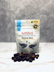 Mosaic South African Ostrich Bites Mango Infused Jerky Dog Treats, 3-oz bag slide 2 of 3
