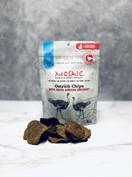 Mosaic South African Ostrich Chips Beetroot Infused Jerky Dog Treats, 2.5-oz bag slide 2 of 3