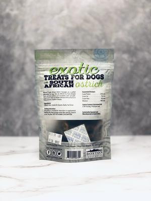 Show full view: Mosaic South African Ostrich Sausages Buchu Infused Jerky Dog Treats, 3-oz bag slide 4 of 4