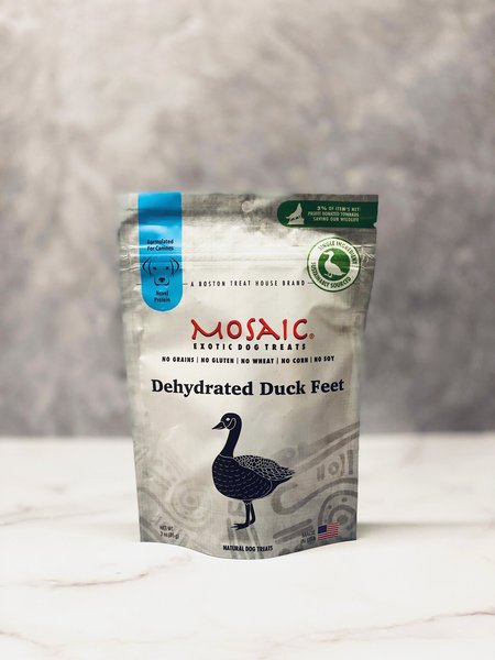Mosaic Dehydrated Quail Feet Dog Treats