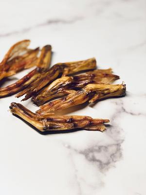 Show full view: Mosaic USA Dehydrated Duck Feet Dog Treats, 3-oz bag slide 4 of 5