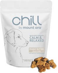 Mount Ara Chill Bites Peanut Butter Dog Treats, 4-oz bag