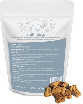 Show full view: Mount Ara Chill Bites Peanut Butter Dog Treats, 4-oz bag slide 3 of 5